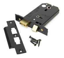 Load image into Gallery viewer, 91117 Black 5&quot; Horizontal Bathroom Lock
