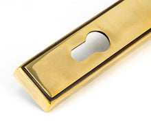 Load image into Gallery viewer, 91413 Aged Brass Newbury Slimline Lever Espag. Lock Set
