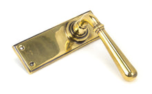 Load image into Gallery viewer, 91415 Aged Brass Newbury Lever Latch Set
