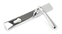 Load image into Gallery viewer, 91420 Polished Chrome Newbury Slimline Lever Espag. Lock Set
