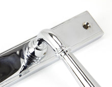 Load image into Gallery viewer, 91420 Polished Chrome Newbury Slimline Lever Espag. Lock Set
