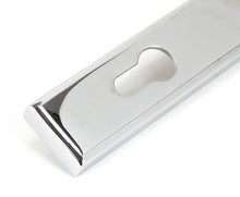 Load image into Gallery viewer, 91420 Polished Chrome Newbury Slimline Lever Espag. Lock Set
