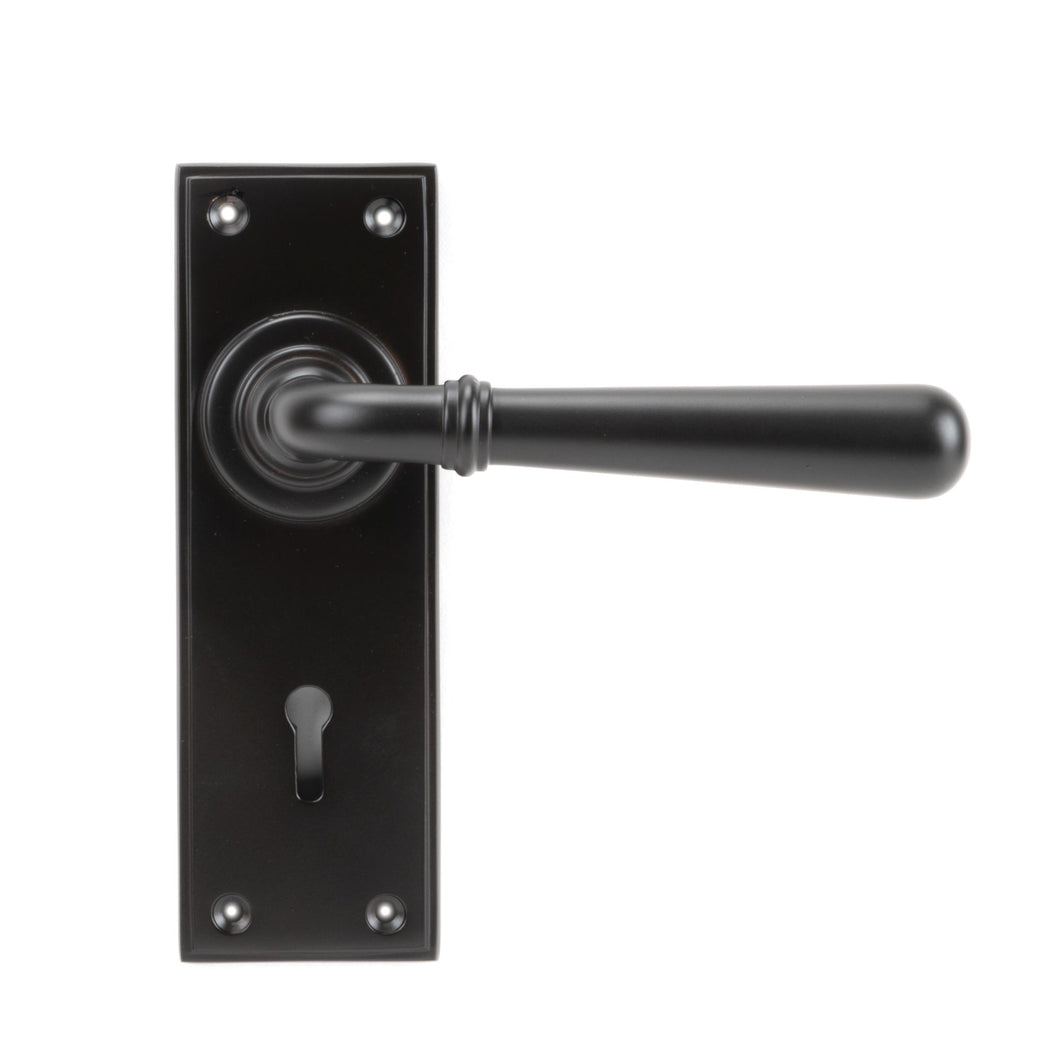 91435 Aged Bronze Newbury Lever Lock Set