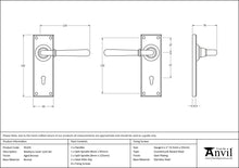 Load image into Gallery viewer, 91435 Aged Bronze Newbury Lever Lock Set
