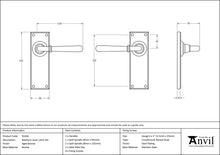 Load image into Gallery viewer, 91436 Aged Bronze Newbury Lever Latch Set
