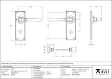 Load image into Gallery viewer, 91437 Aged Bronze Newbury Lever Bathroom Set
