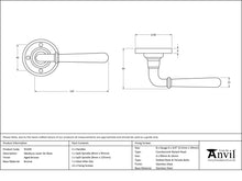 Load image into Gallery viewer, 91439 Aged Bronze Newbury Lever on Rose Set
