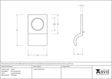 Load image into Gallery viewer, 91502 External Beeswax Rim Cylinder Pull
