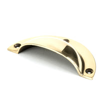 Load image into Gallery viewer, 91522 Aged Brass 4&quot; Plain Drawer Pull
