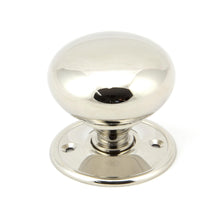 Load image into Gallery viewer, 91530 Polished Nickel 57mm Mushroom Mortice/Rim Knob Set
