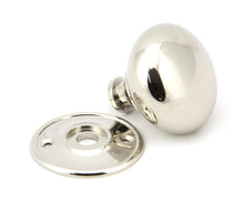 Load image into Gallery viewer, 91530 Polished Nickel 57mm Mushroom Mortice/Rim Knob Set
