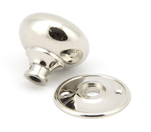 Load image into Gallery viewer, 91530 Polished Nickel 57mm Mushroom Mortice/Rim Knob Set
