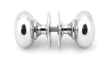 Load image into Gallery viewer, 91532 Polished Chrome 57mm Mushroom Mortice/Rim Knob Set
