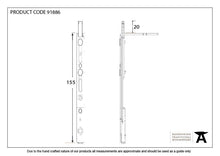 Load image into Gallery viewer, 91886 155mm SS Shoot Bolt for Door Espag Lock
