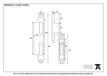 Load image into Gallery viewer, 91909 Bright Zinc Plated Espag Keep Set - 44mm Door
