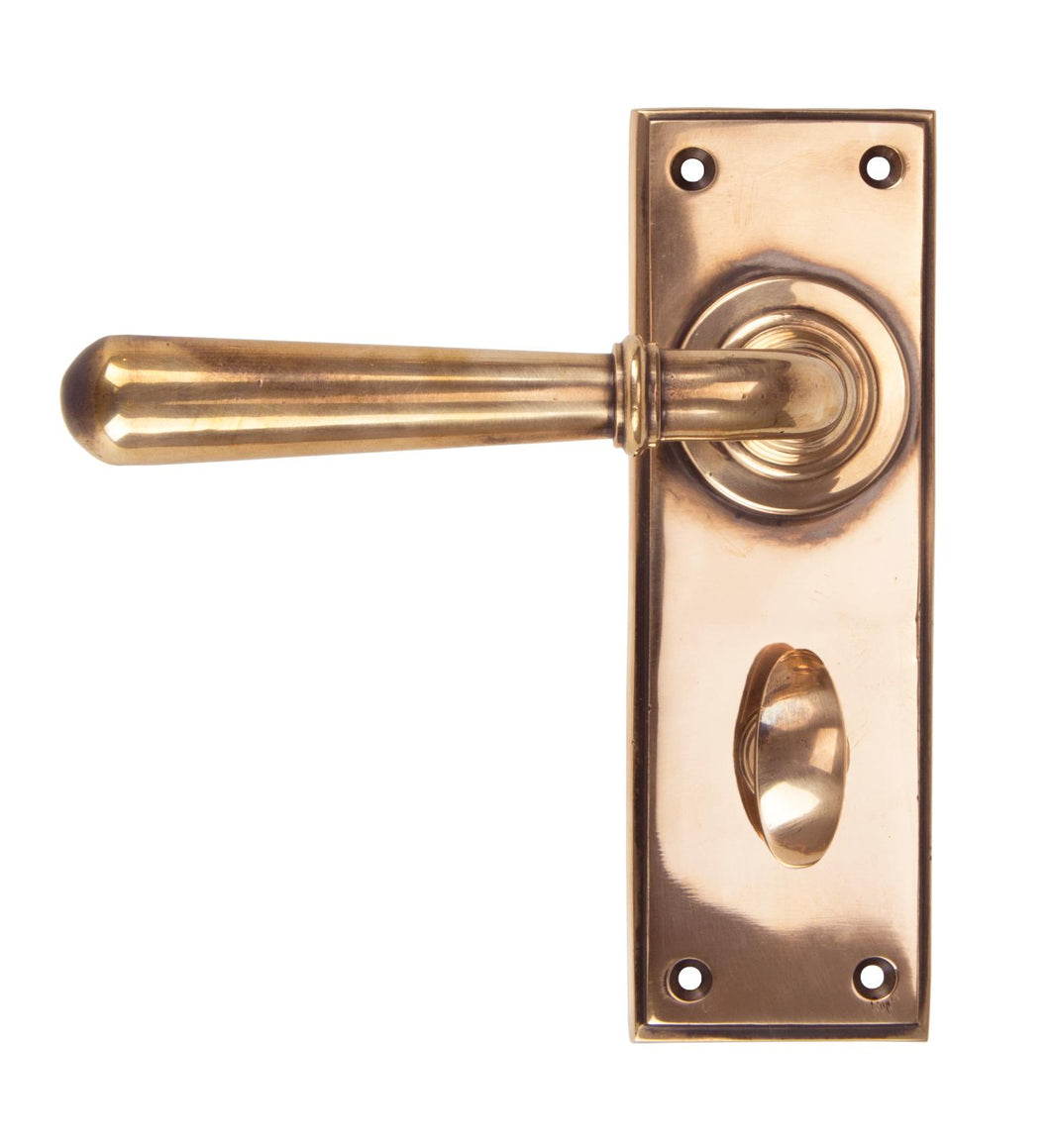 91921 Polished Bronze Newbury Lever Bathroom Set