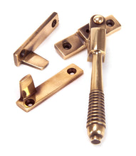 Load image into Gallery viewer, 91941 Polished Bronze Night-Vent Locking Reeded Fastener
