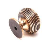 Load image into Gallery viewer, 91948 Polished Bronze Beehive Cabinet Knob 30mm
