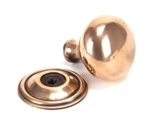 Load image into Gallery viewer, 91949 Polished Bronze Mushroom Cabinet Knob 38mm
