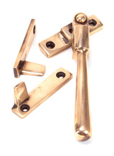 Load image into Gallery viewer, 91952 Polished Bronze Night-Vent Locking Newbury Fastener
