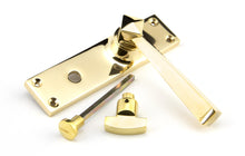 Load image into Gallery viewer, 91971 Polished Brass Straight Lever Bathroom Set
