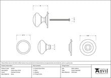 Load image into Gallery viewer, 91978 Polished Chrome Round Centre Door Knob
