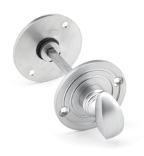 Load image into Gallery viewer, 91996 Satin Chrome Round Bathroom Thumbturn
