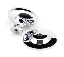 Load image into Gallery viewer, 92033 Polished Chrome Oval Cabinet Knob 40mm
