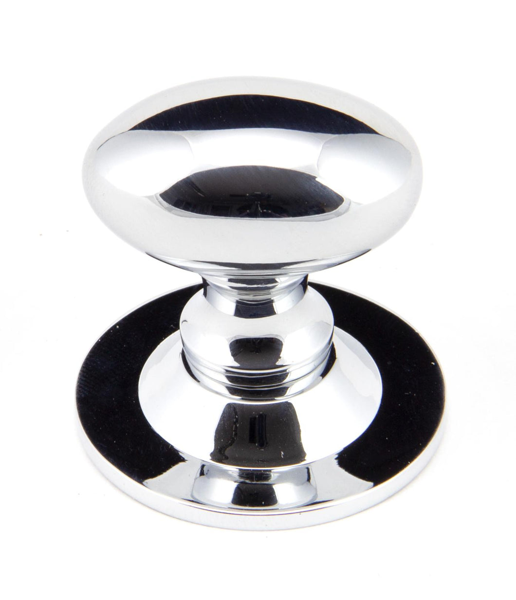 92034 Polished Chrome Oval Cabinet Knob 33mm