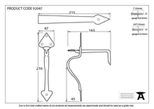Load image into Gallery viewer, 92047 External Beeswax Tuscan Thumblatch
