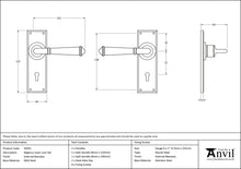 Load image into Gallery viewer, 92051 External Beeswax Regency Lever Lock Set

