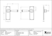 Load image into Gallery viewer, 92052 External Beeswax Regency Lever Latch Set
