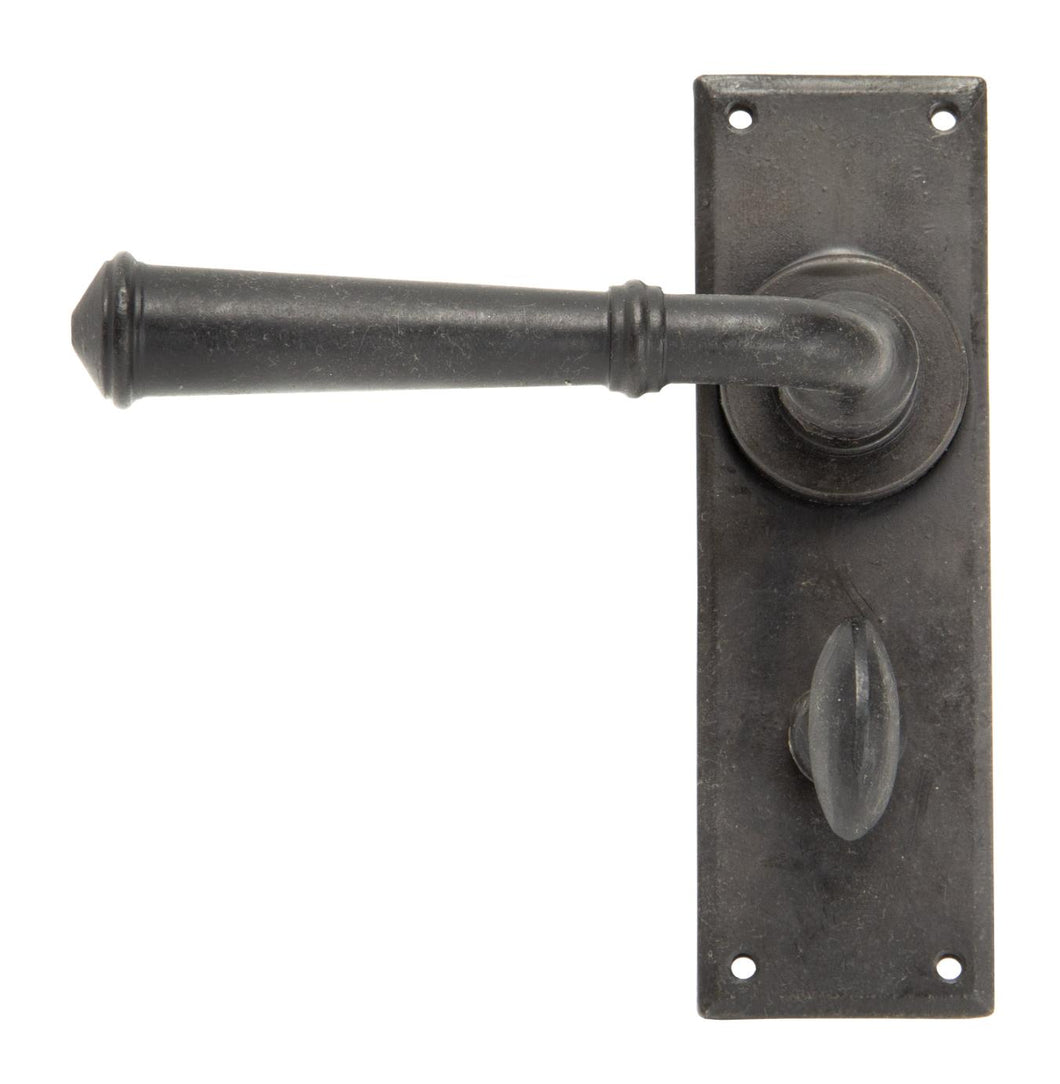 92053 External Beeswax Regency Lever Bathroom Set