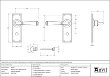 Load image into Gallery viewer, 92053 External Beeswax Regency Lever Bathroom Set
