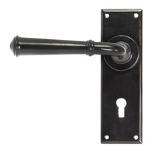 Load image into Gallery viewer, 92057 Black Regency Lever Lock Set
