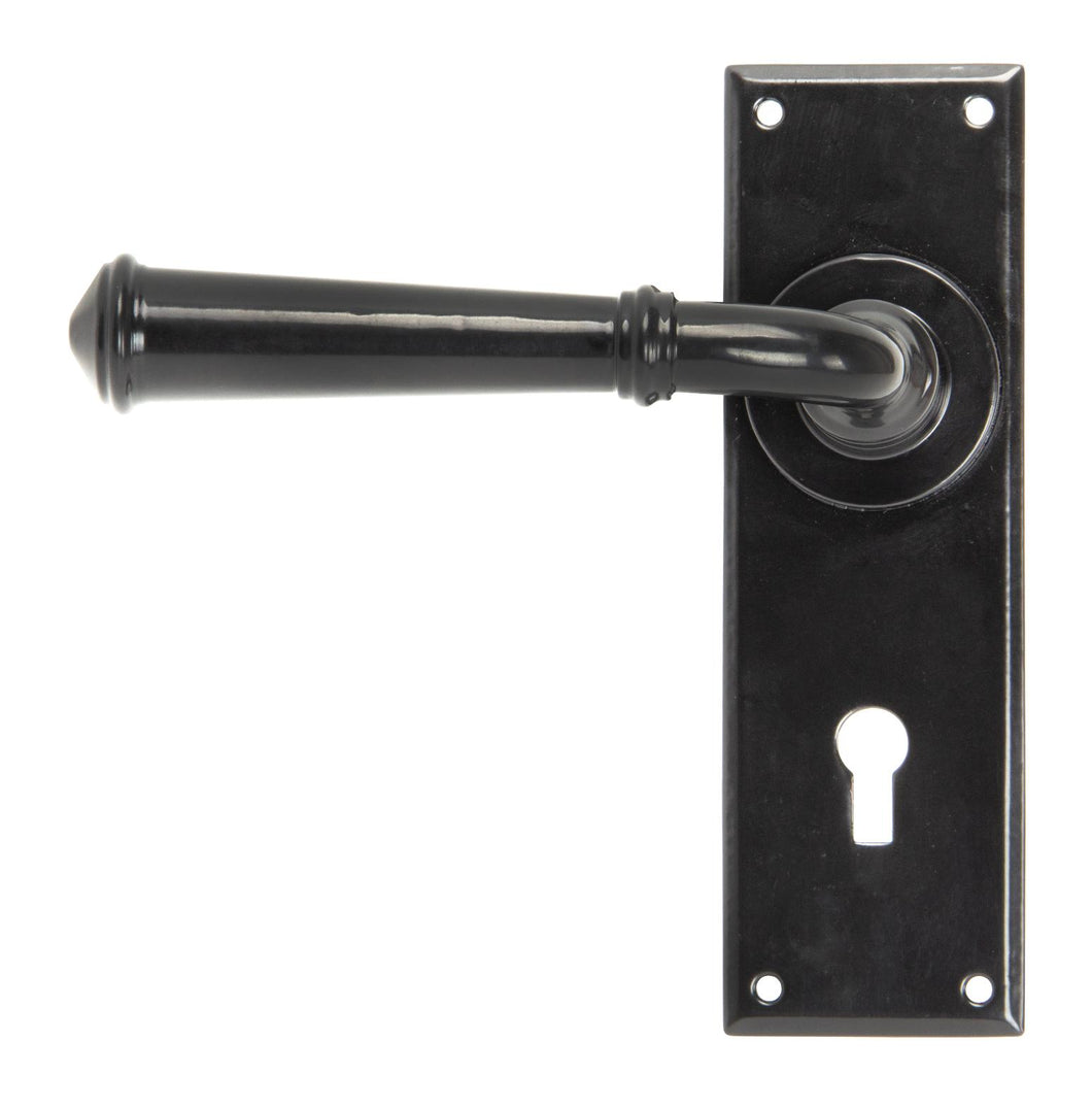 92057 Black Regency Lever Lock Set