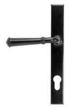 Load image into Gallery viewer, 92061 Black Regency Slimline Lever Espag. Lock Set
