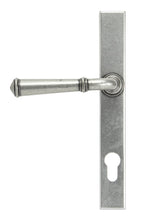 Load image into Gallery viewer, 92062 Pewter Regency Slimline Lever Espag. Lock Set
