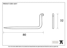 Load image into Gallery viewer, 92077 Black L Hook - Large
