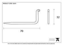 Load image into Gallery viewer, 92079 Black L Hook - Small
