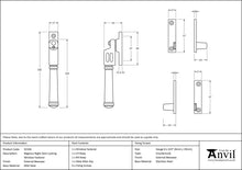 Load image into Gallery viewer, 92104 External Beeswax Locking Night-Vent Regency Fastener
