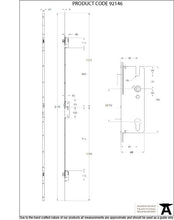 Load image into Gallery viewer, 92146 BZP Winkhaus 2.1m Thunderbolt Espag Lock 45mmBS
