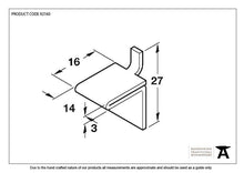 Load image into Gallery viewer, 92160 Black Double Stud for Flat Black Bookcase Strip
